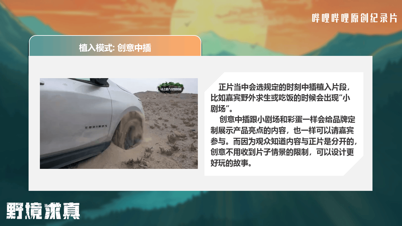 哔哩哔哩运营：哔哩哔哩纪录片《野境求真》招商方案