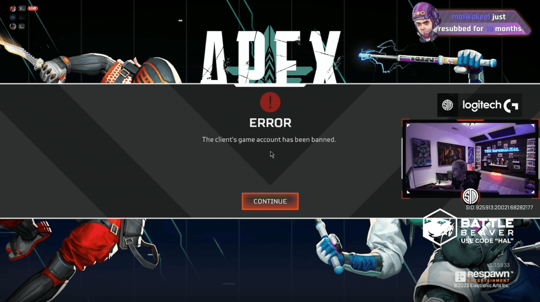 APEX职业选手，在比赛中惨遭黑客“强制开挂”