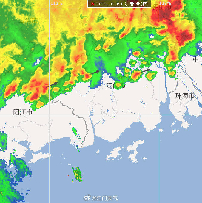 滚动｜天气仍不稳定，江门多地暴雨、雷雨大风预警生效中